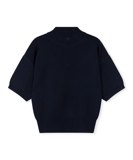 knitted polo tee XS