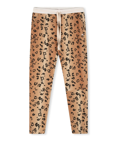 cropped jogger leopard XS