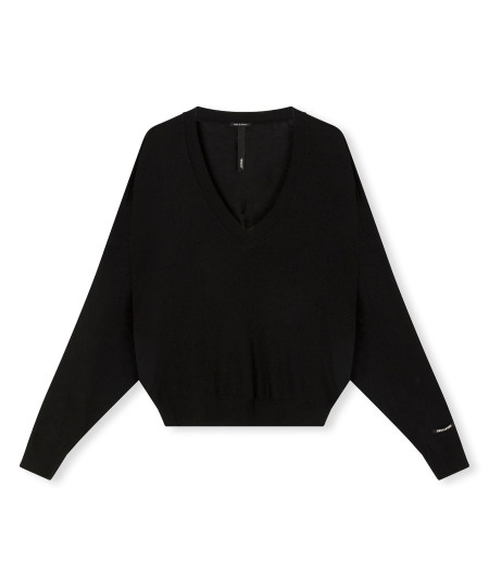 thin v-neck sweater XS