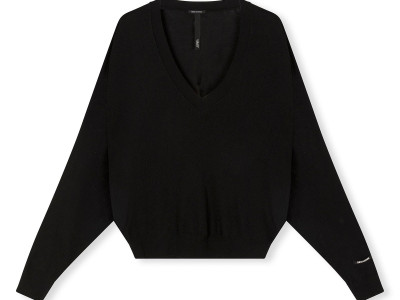 thin v-neck sweater XS