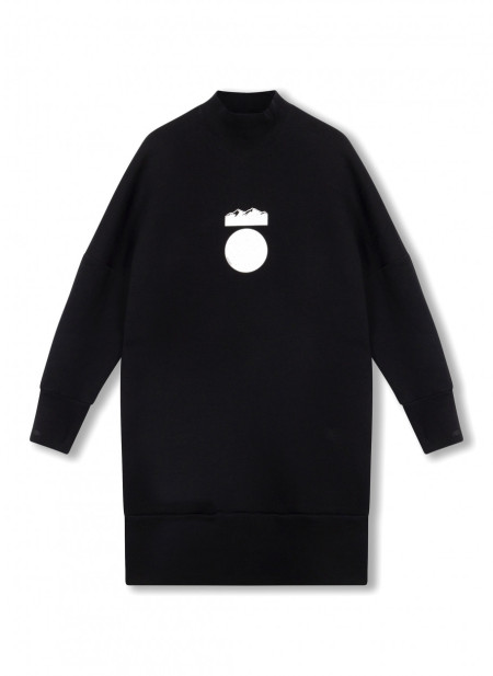 v-neck collar dress XS