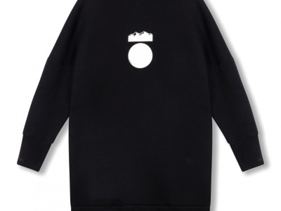 v-neck collar dress XS