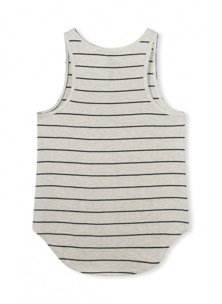 singlet single stripe XS