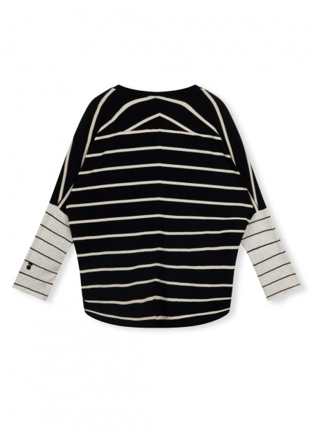 longsleeve tee mix stripes XS