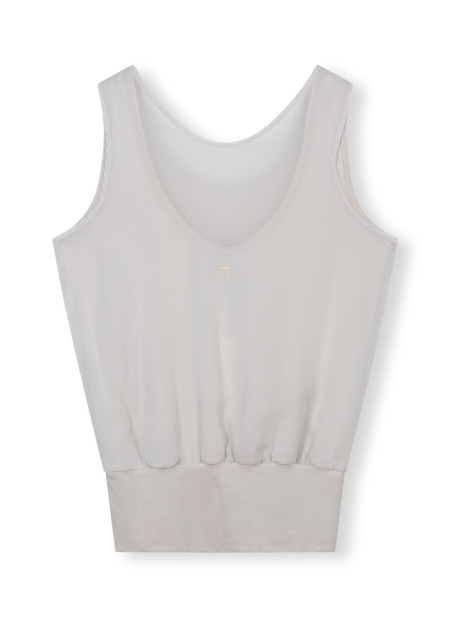 sleeveless top chiffon XS