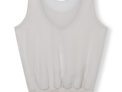 sleeveless top chiffon XS