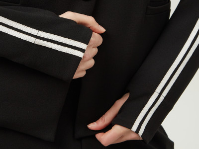 ballet blazer crepe XS