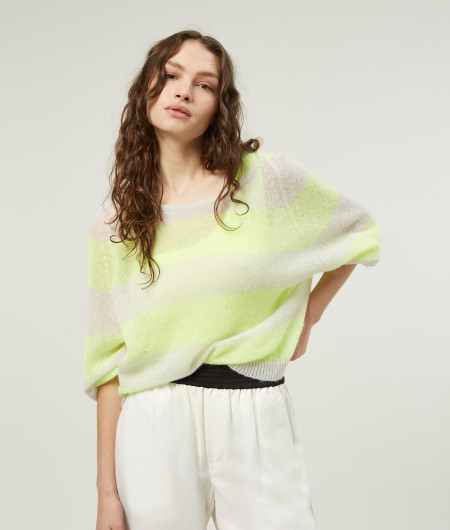 sweater knit stripe XS