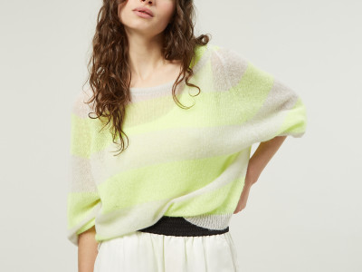 sweater knit stripe XS