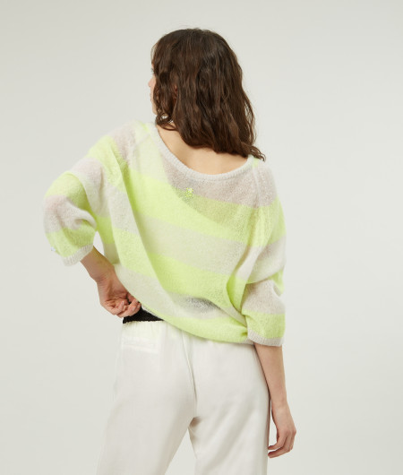 sweater knit stripe XS