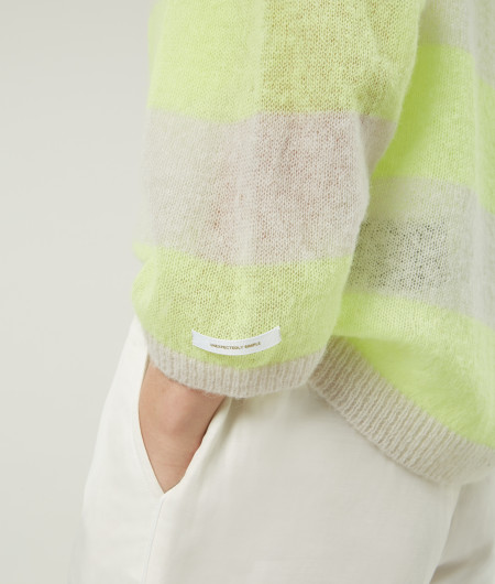sweater knit stripe XS
