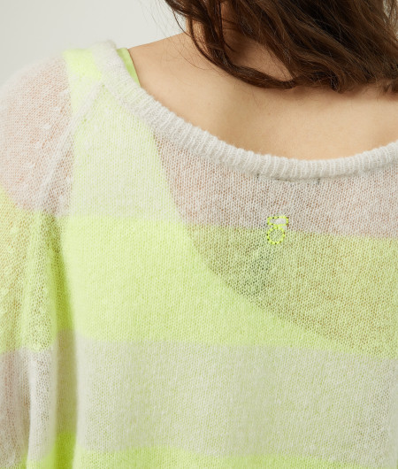 sweater knit stripe XS