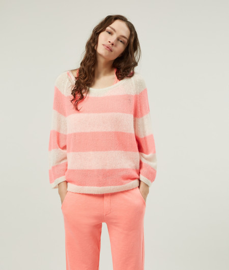sweater knit stripe XS