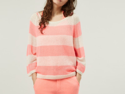 sweater knit stripe XS