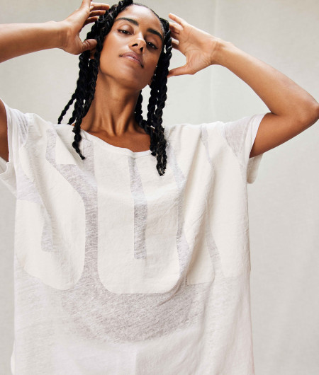 loose tee linen sunshine XS/S