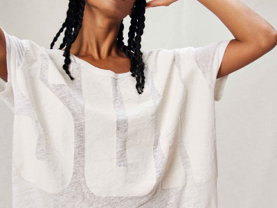 loose tee linen sunshine XS/S