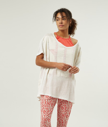 loose tee linen sunshine XS/S