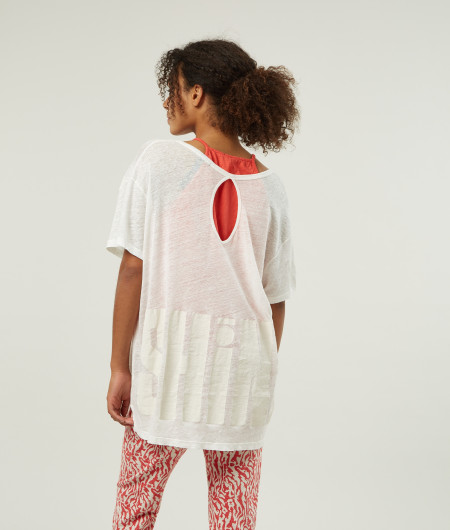 loose tee linen sunshine XS/S