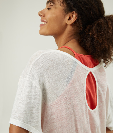 loose tee linen sunshine XS/S