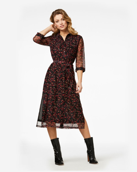 Midi Dress Cherry XS
