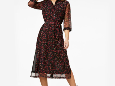 Midi Dress Cherry XS