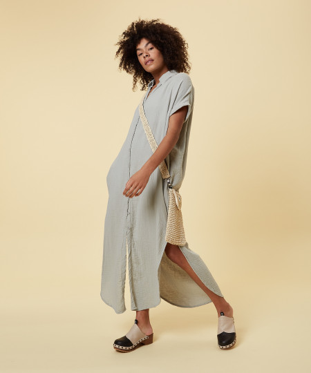 Kaftan Crinkle Pistache 34