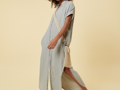 Kaftan Crinkle Pistache 34