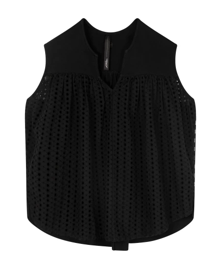 Top Broderie Black 34