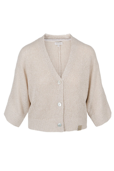 Gebreid vestje Zand XS