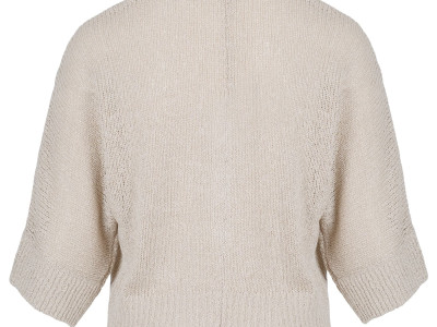 Gebreid vestje Zand XS