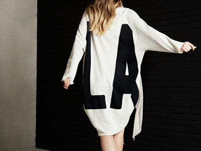 oversized dress soft white XS
