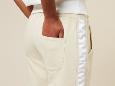 straight jogger light sand XS