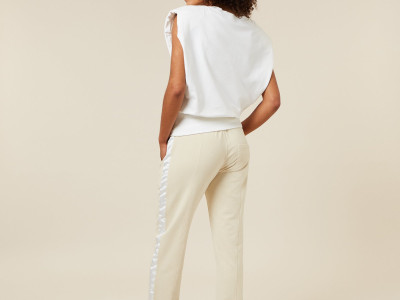straight jogger light sand XS