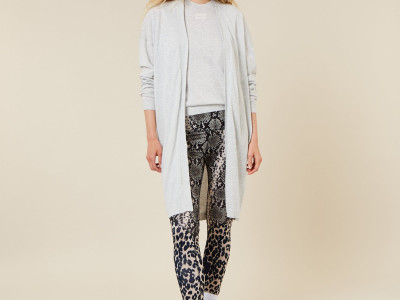 yoga leggings leopard snake cement XS