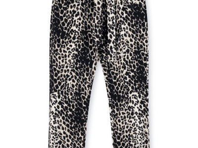 high waist jogger leopard ecru XS