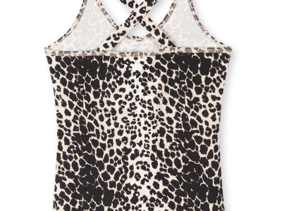 wrapper leopard ecru XS