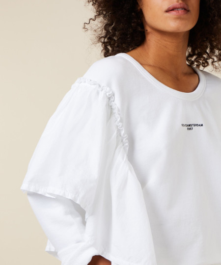 sweater voile white XS