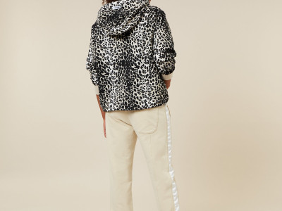 hoodie leopard ecru XL