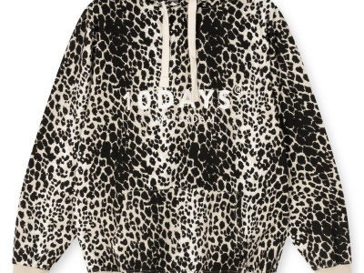hoodie leopard ecru XL