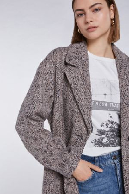 Coat Black Camel 34