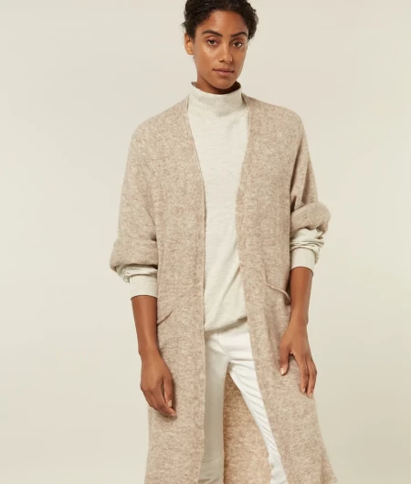 long soft knit cardigan XS