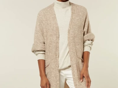 long soft knit cardigan XS